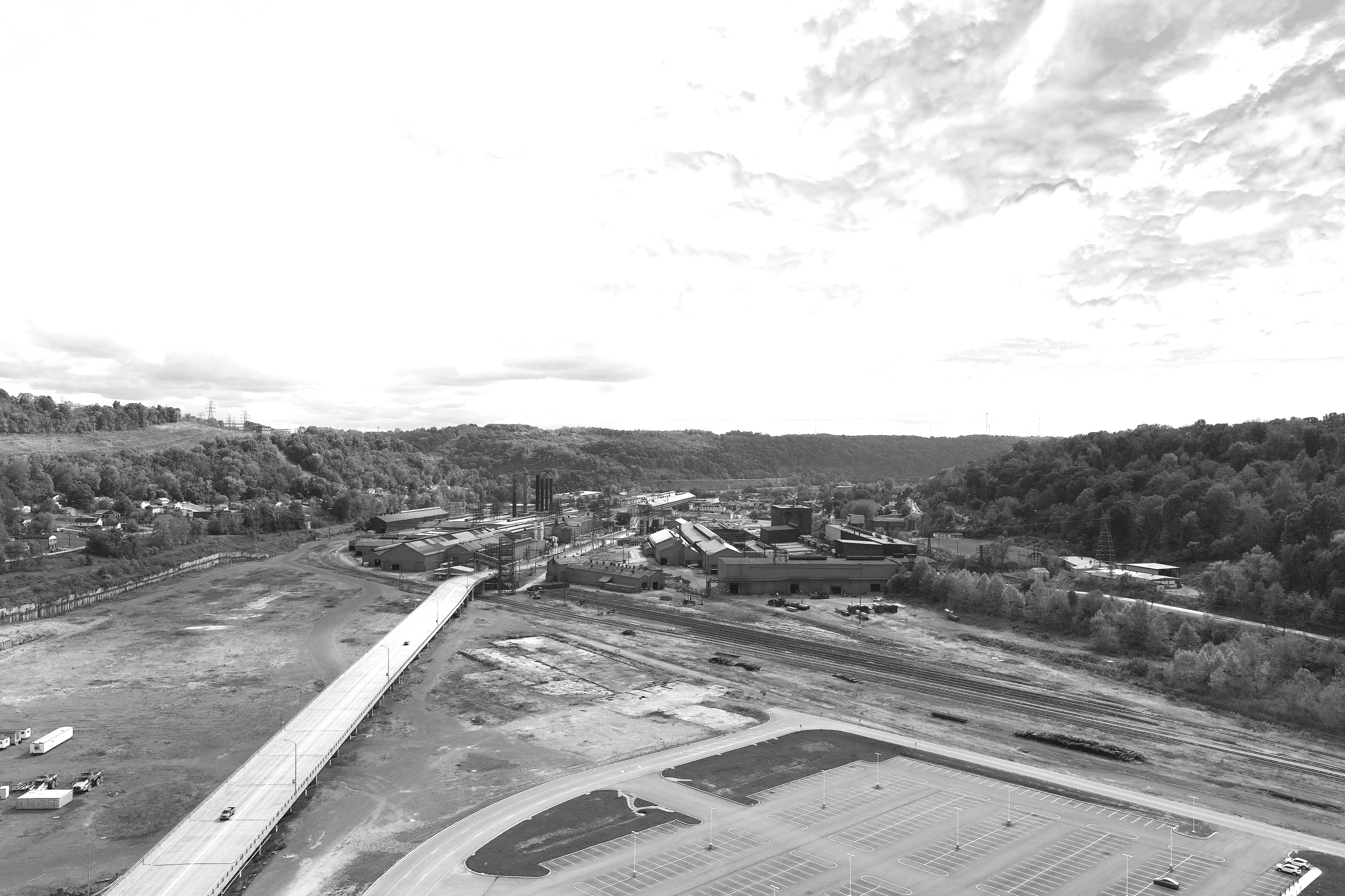 Weirton Steel. Weirton, WV (black & white)