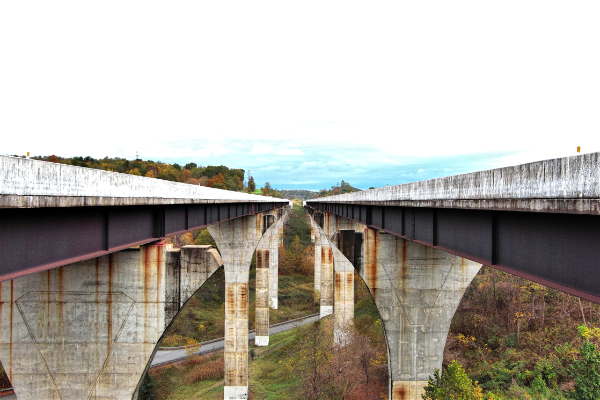 Rt 43 north and south. Carroll, Twp., PA (color)