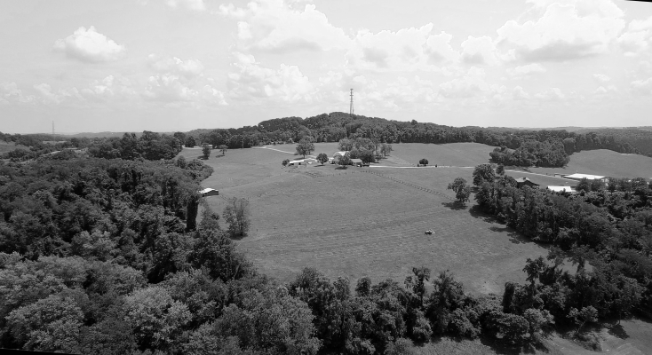 Rolling hills. Charleroi, PA (black & white)