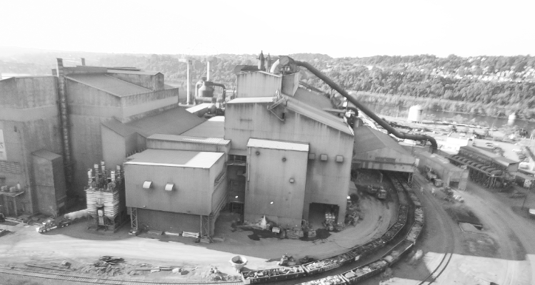 Edgar Thomson Works. Braddock, PA (black & white)